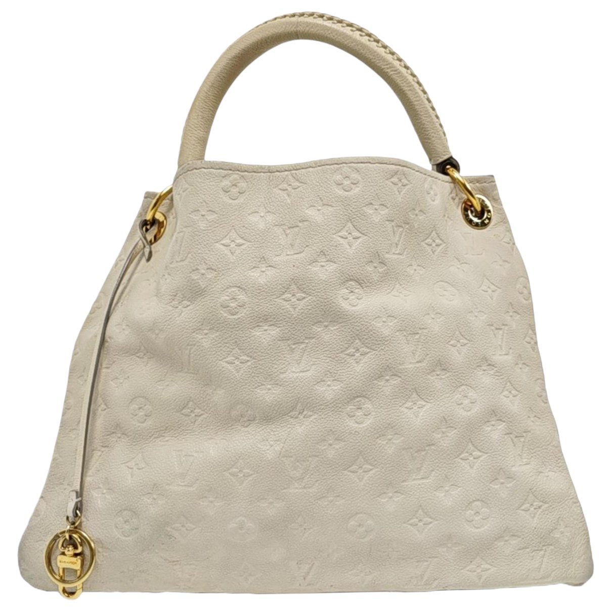 Artsy leather handbag