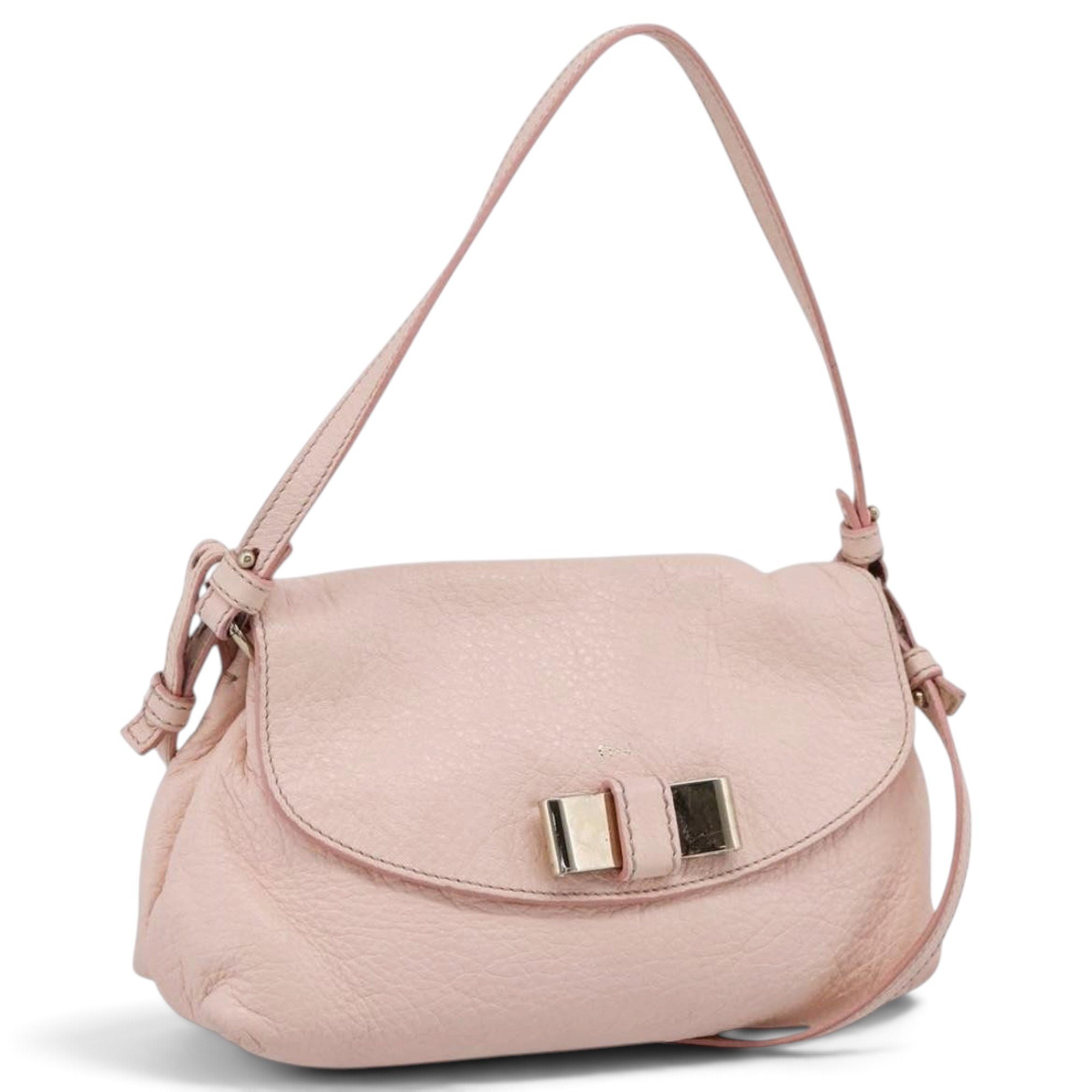 C leather handbag