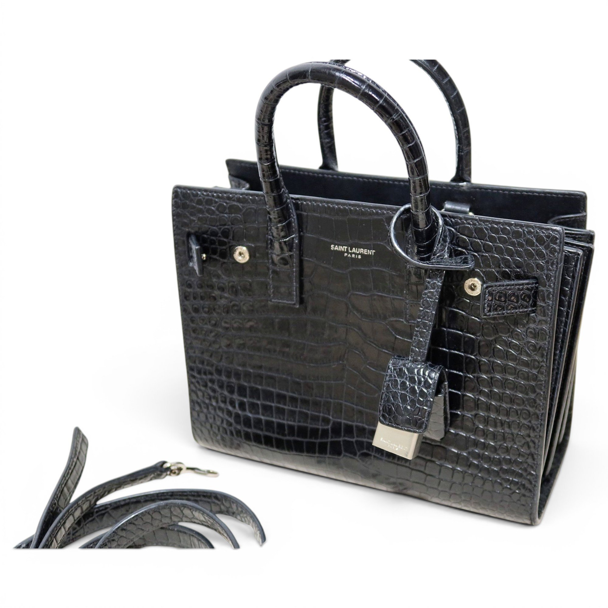 Sac de Jour leather tote