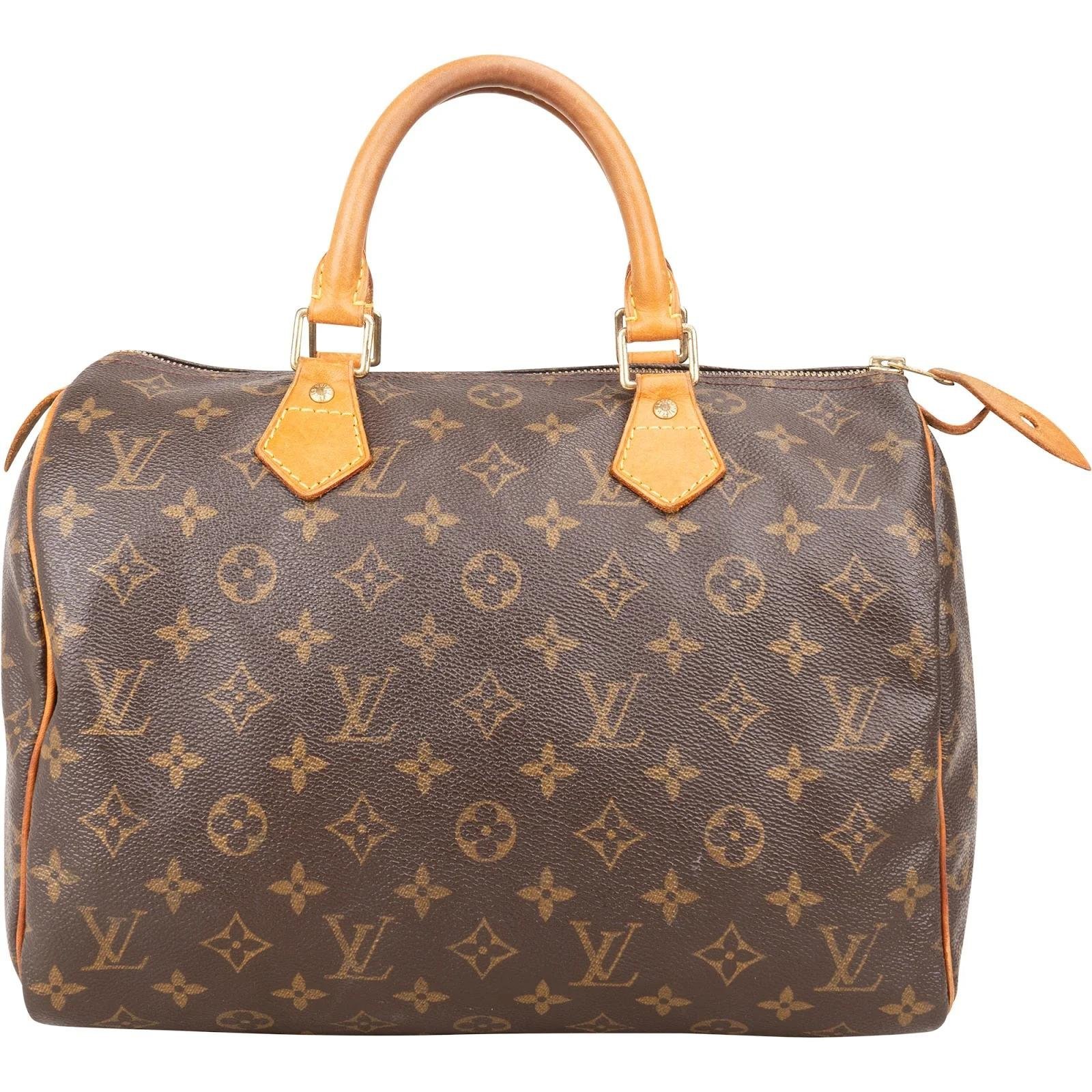 Speedy leather handbag