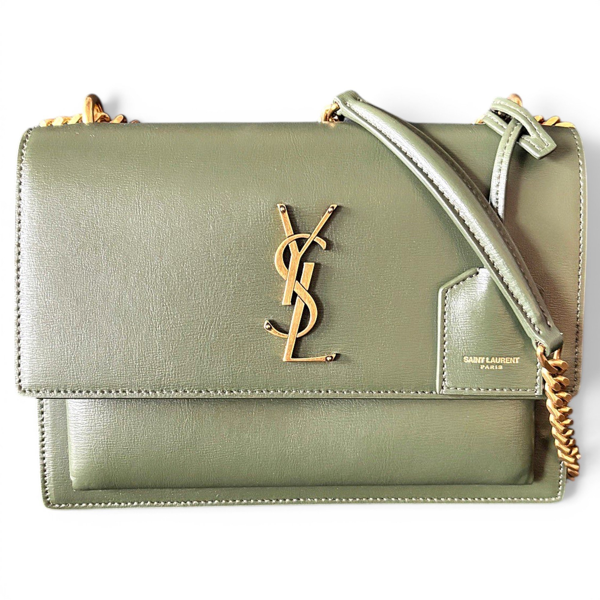 Sunset leather crossbody bag