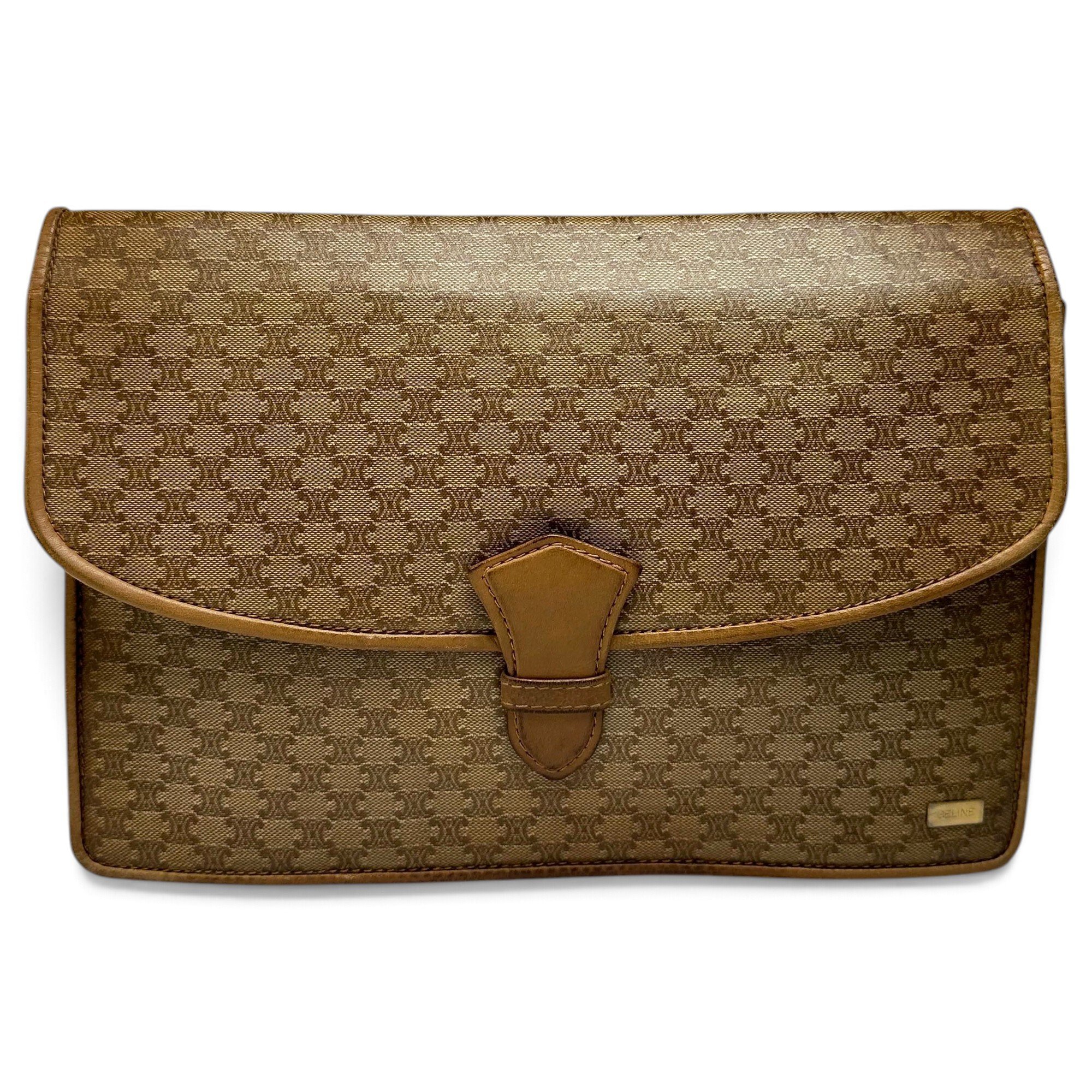 Triomphe leather mini bag