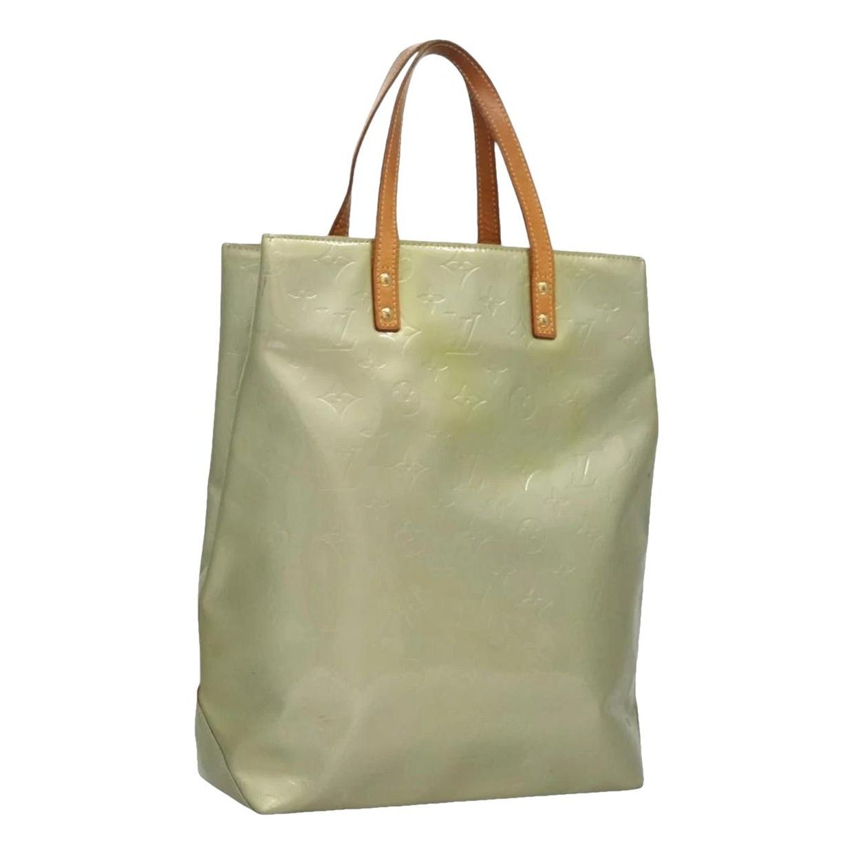 Patent leather handbag