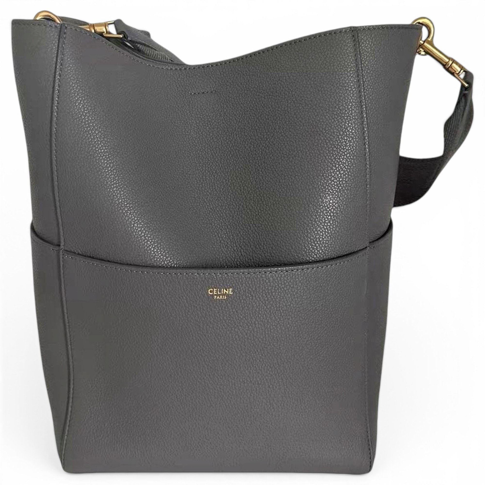 Seau Sangle leather tote
