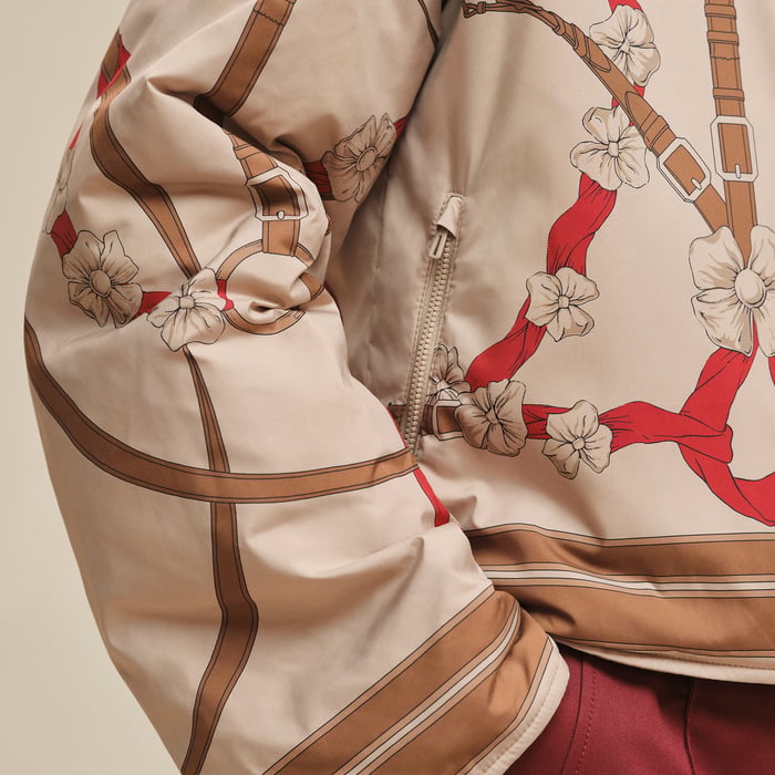 Beige Albinos "Grand Manege" Reversible Jacket