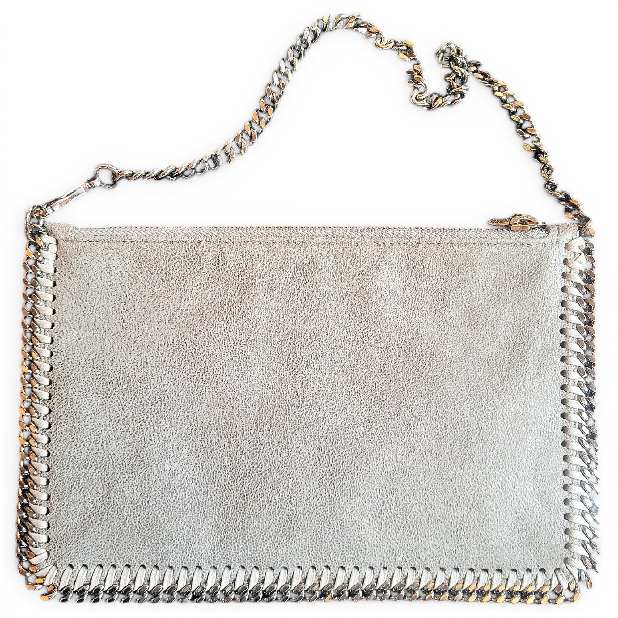 Falabella vegan leather clutch bag