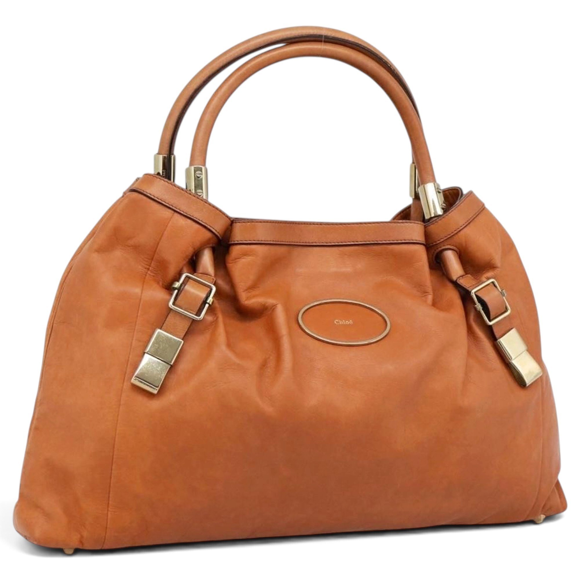 C leather handbag