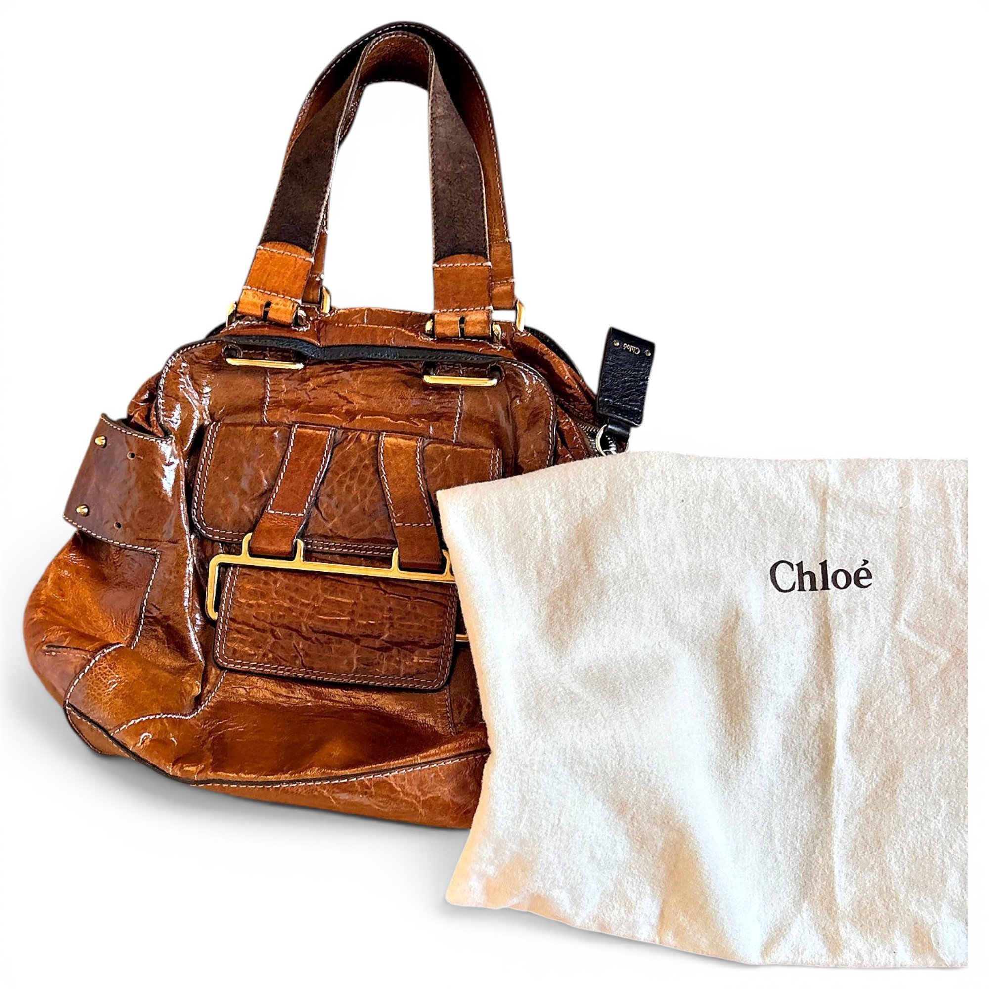 Leather handbag
