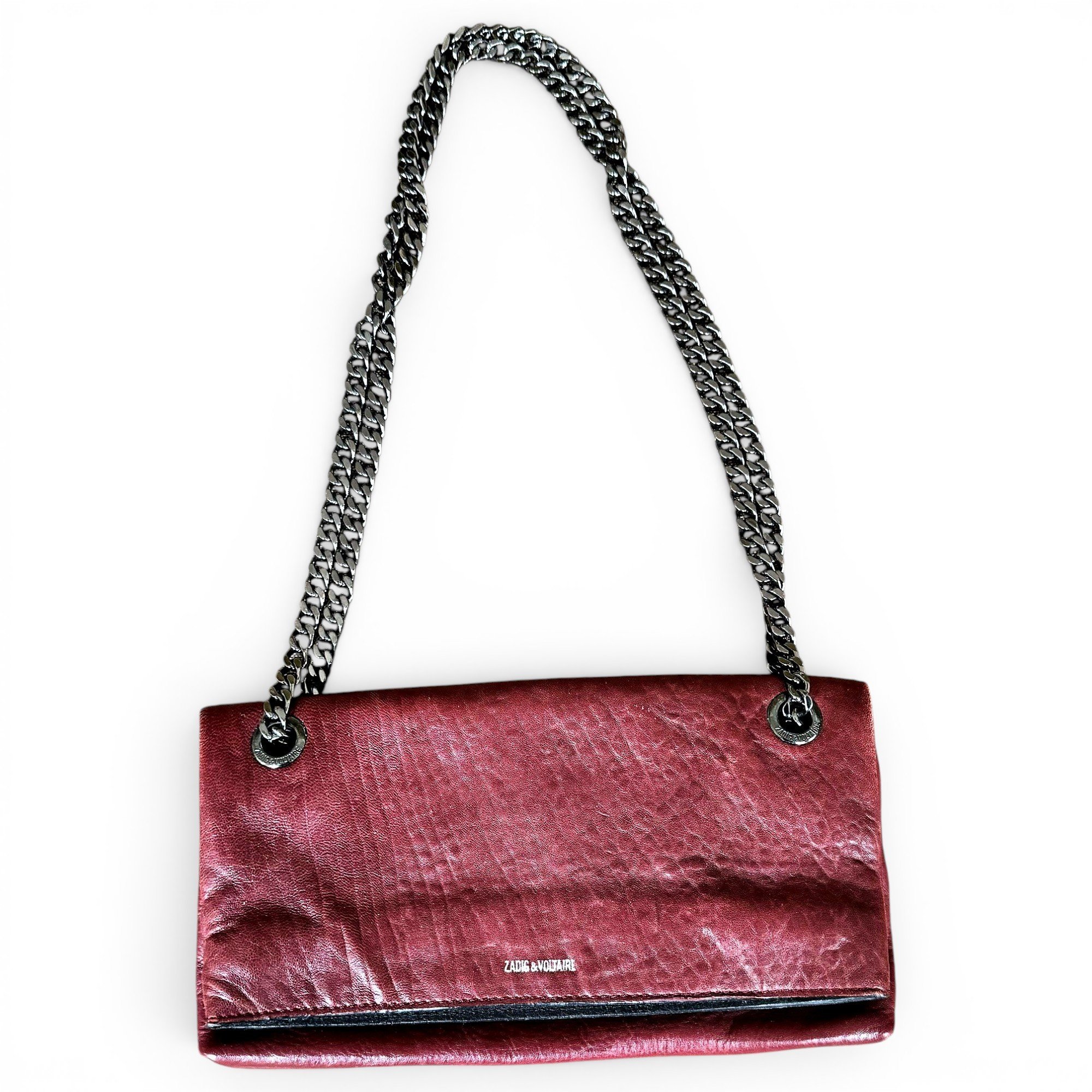 Rock leather handbag