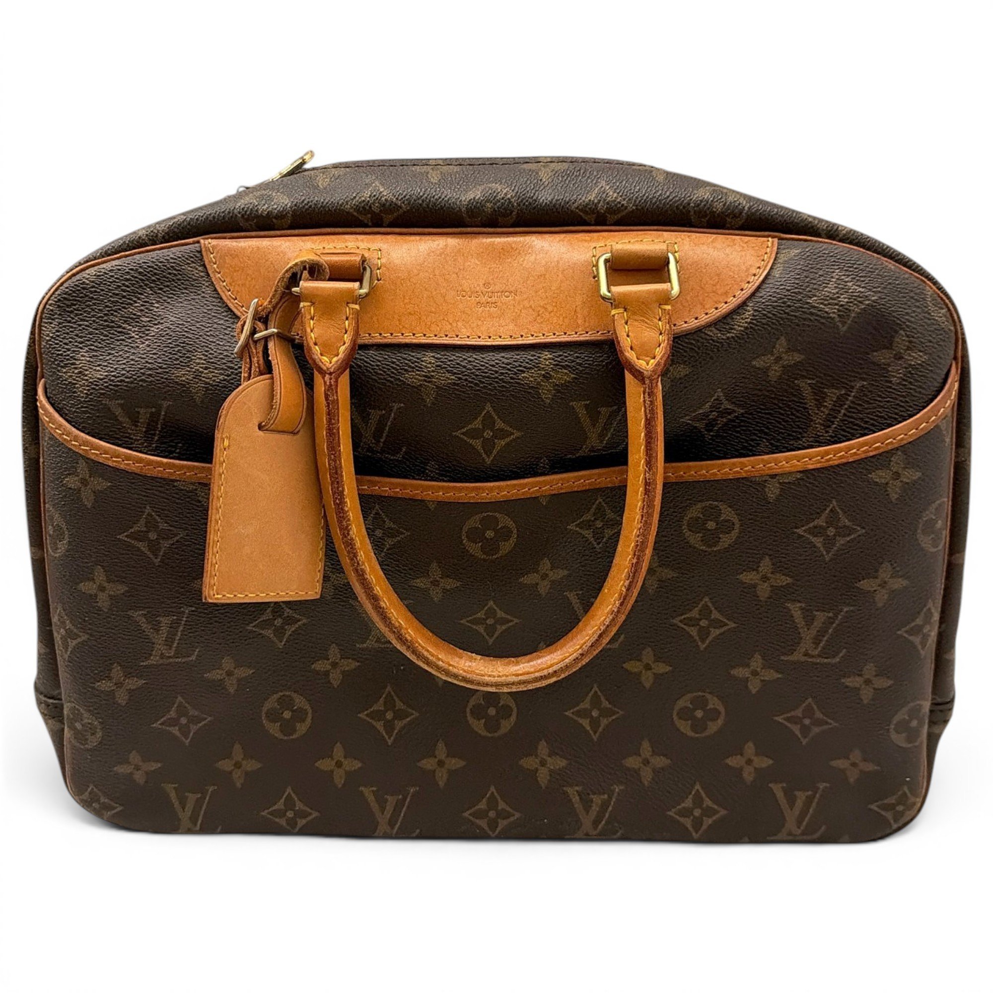 Deauville leather handbag