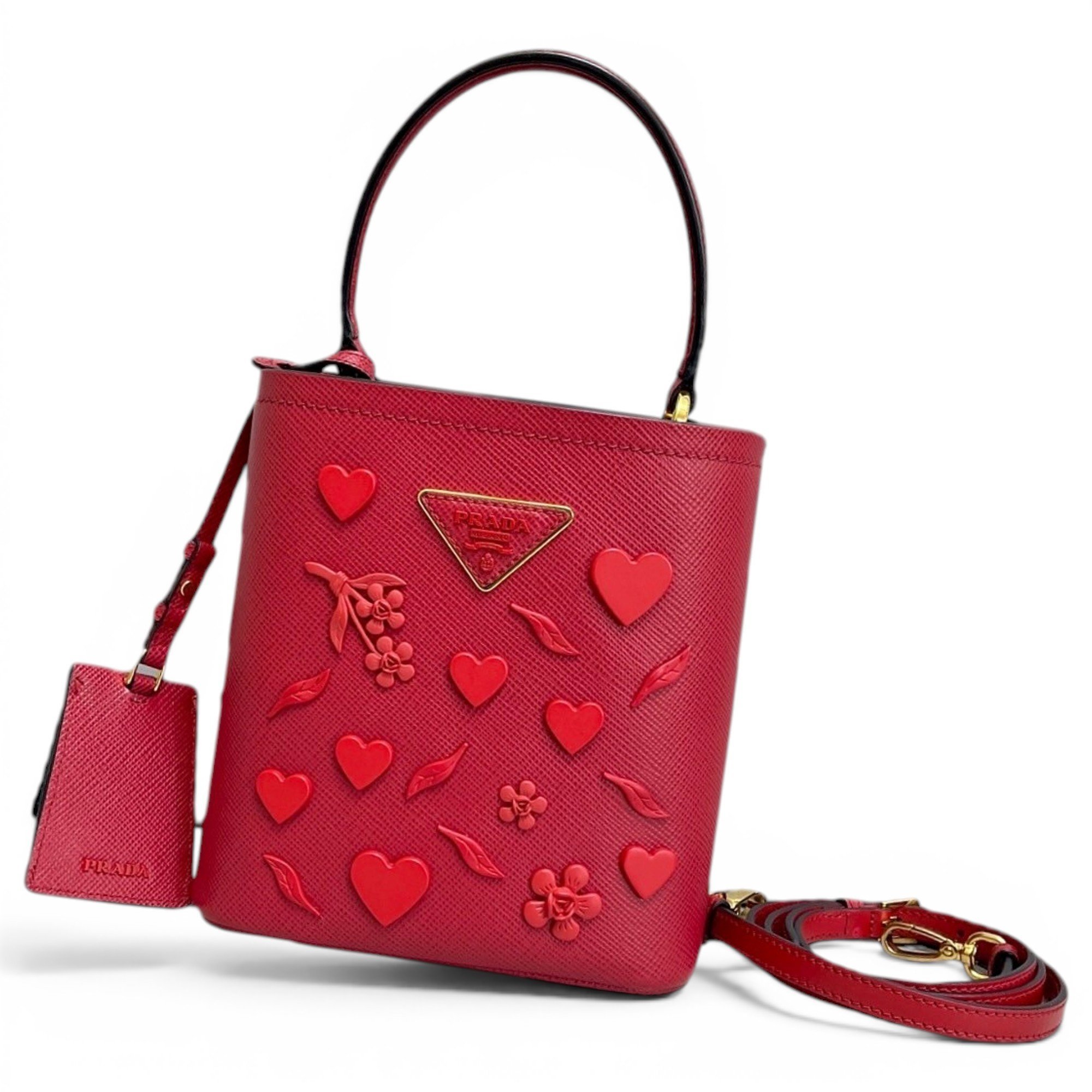 Panier leather handbag