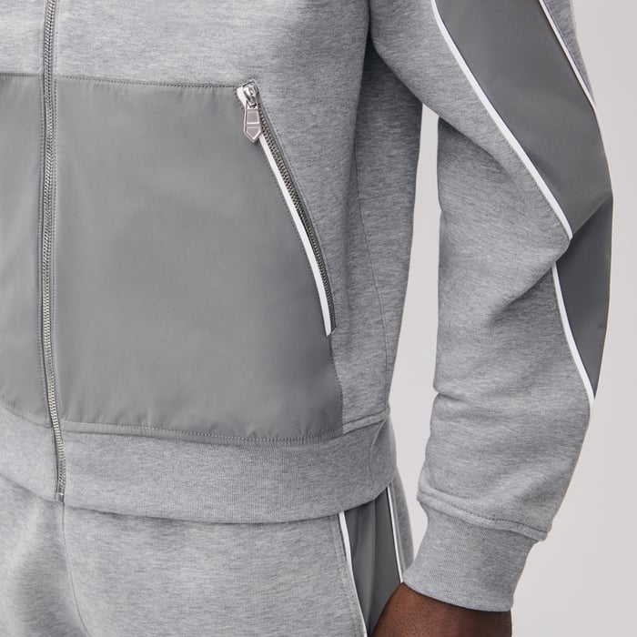 Gris Clair Sport Capsule Zipped Hooded Sweater
