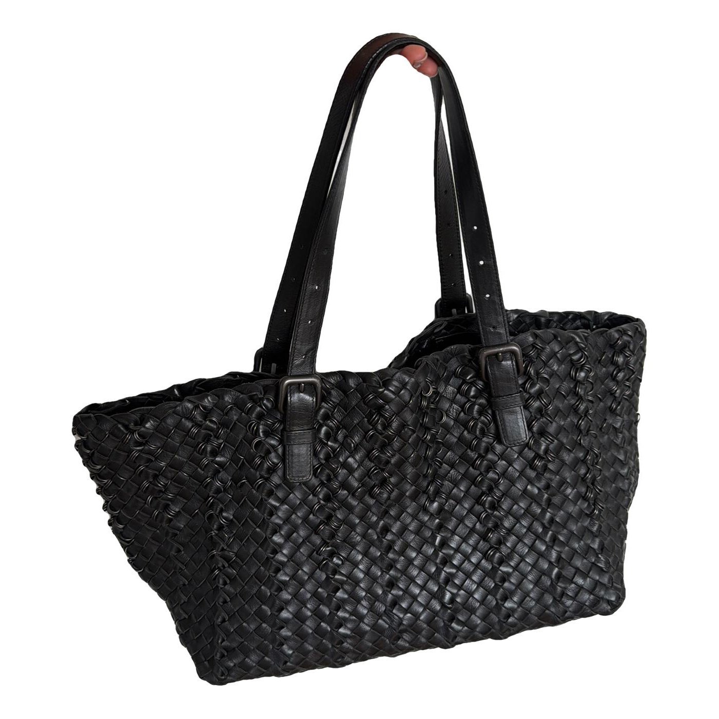 Leather tote