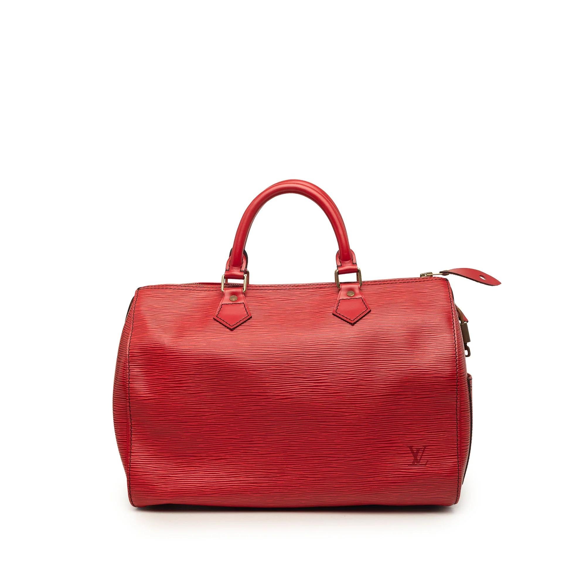 Speedy leather bag