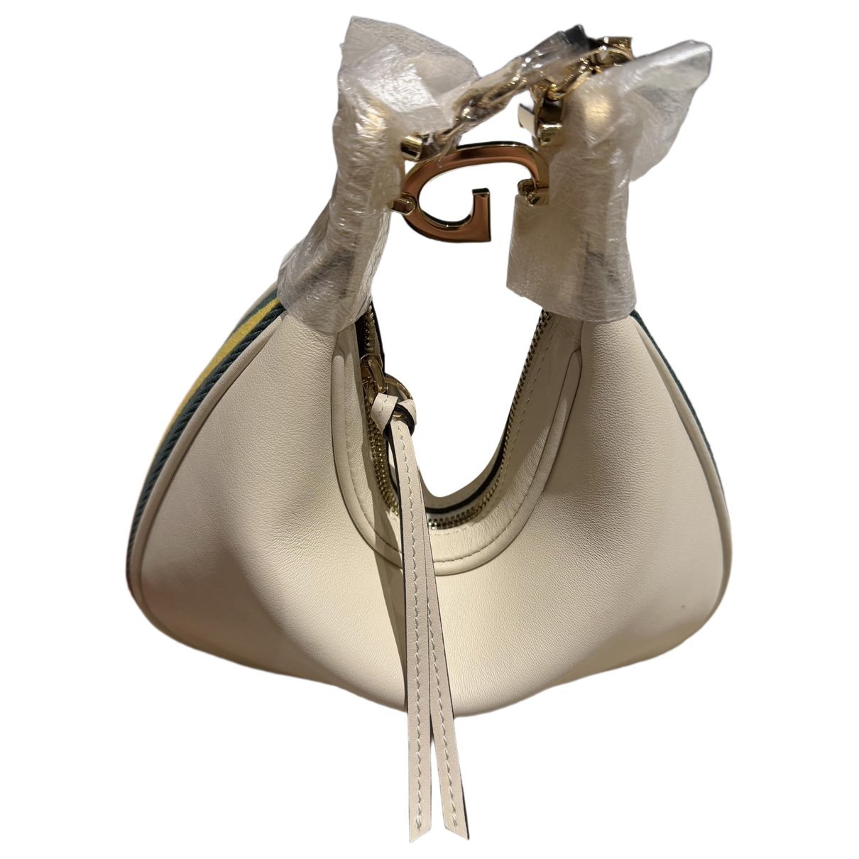 Attache leather handbag