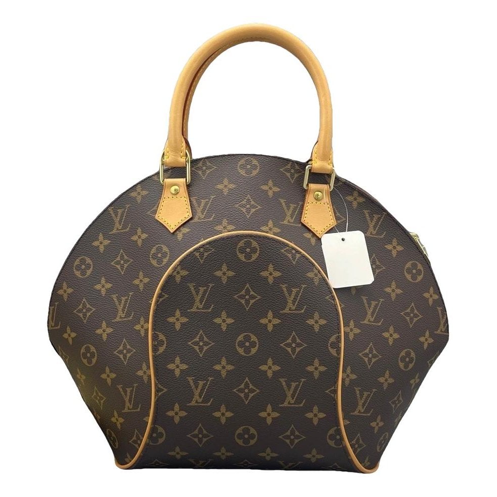 Ellipse leather handbag