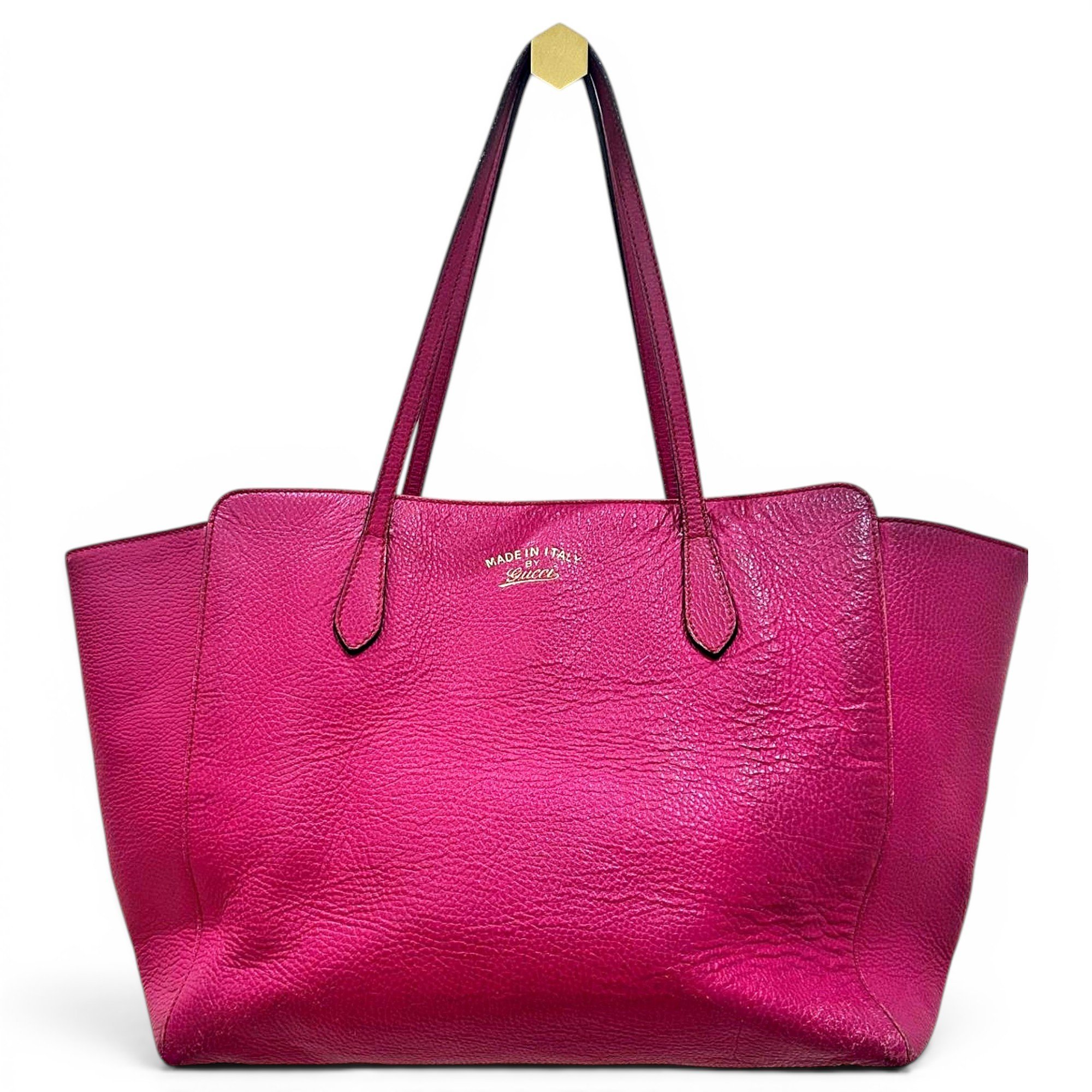 Swing leather tote