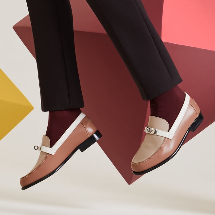 Multicolore Rose Perle Mocassim Destin