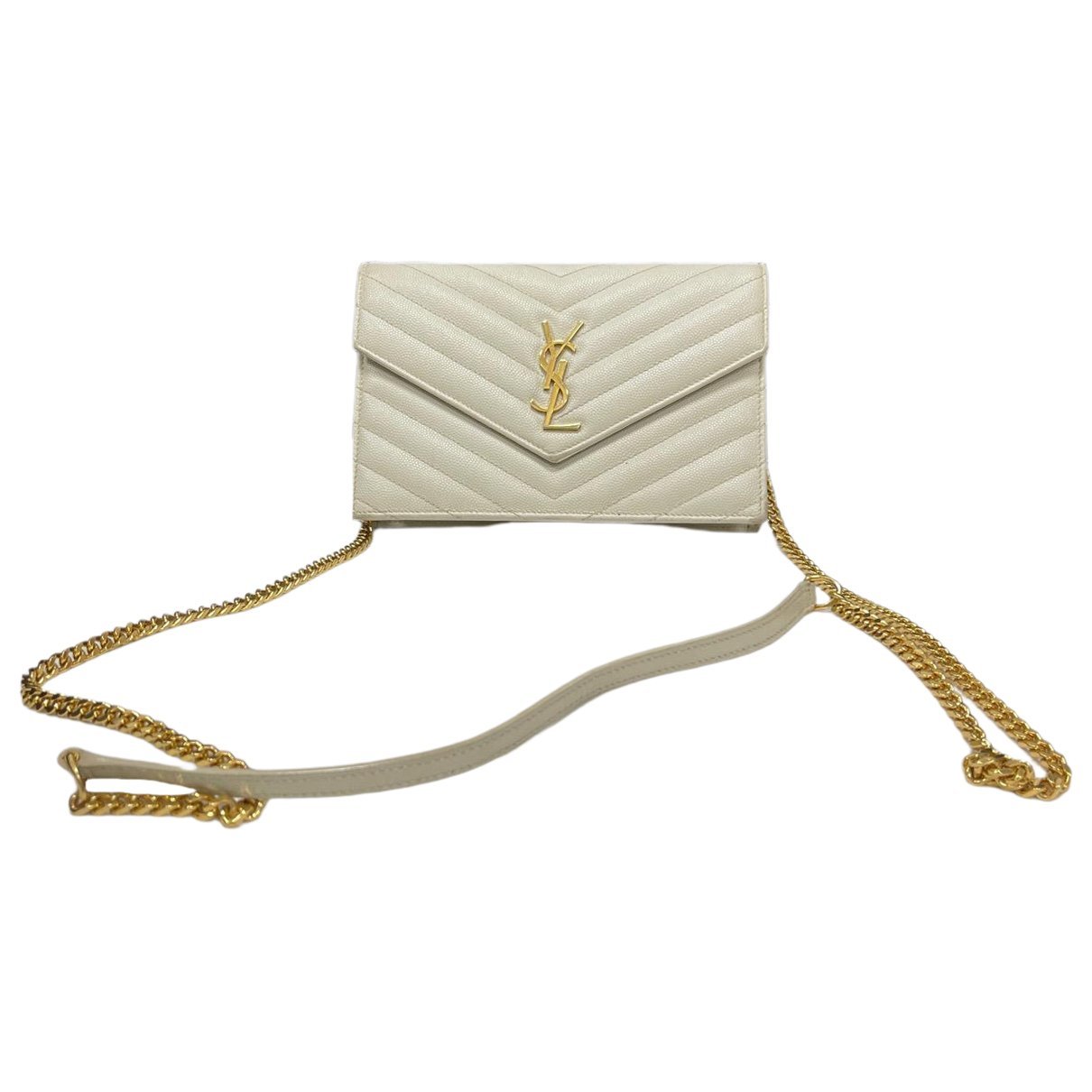 Envelope leather handbag