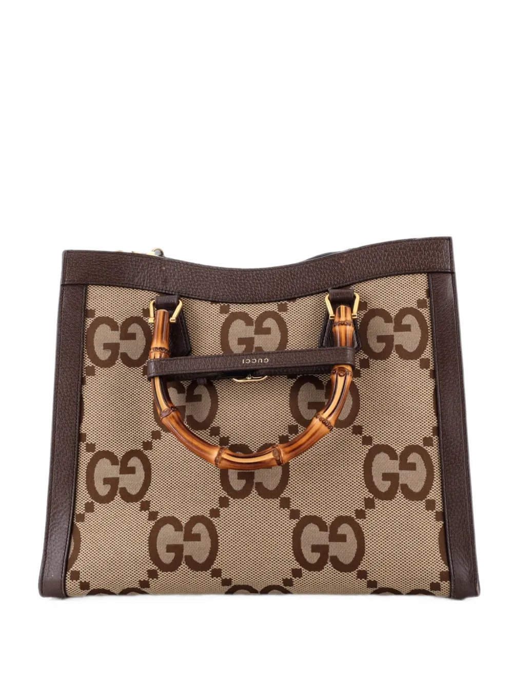 Diana NM Bamboo Handle Jumbo GG Canvas Medium tote bag