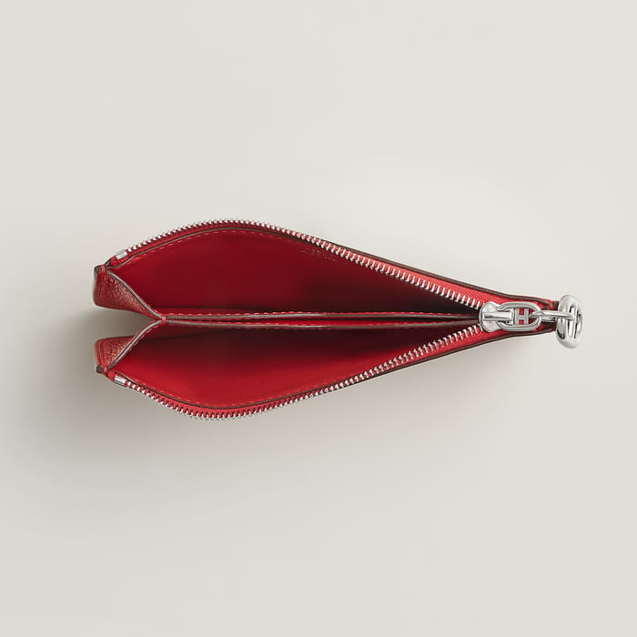 Rouge Radieux Zipengo Chaine d'Ancre Card Holder