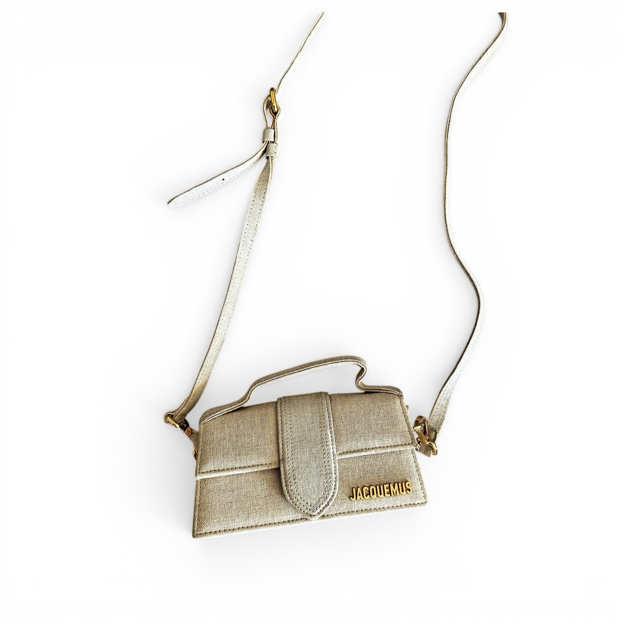Jacquemus Le Bambino linen handbag