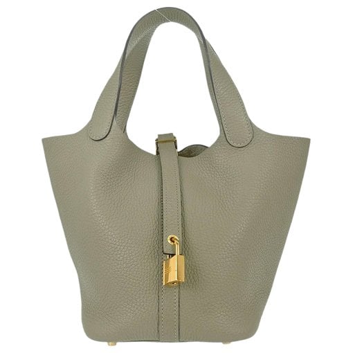 Picotin leather handbag