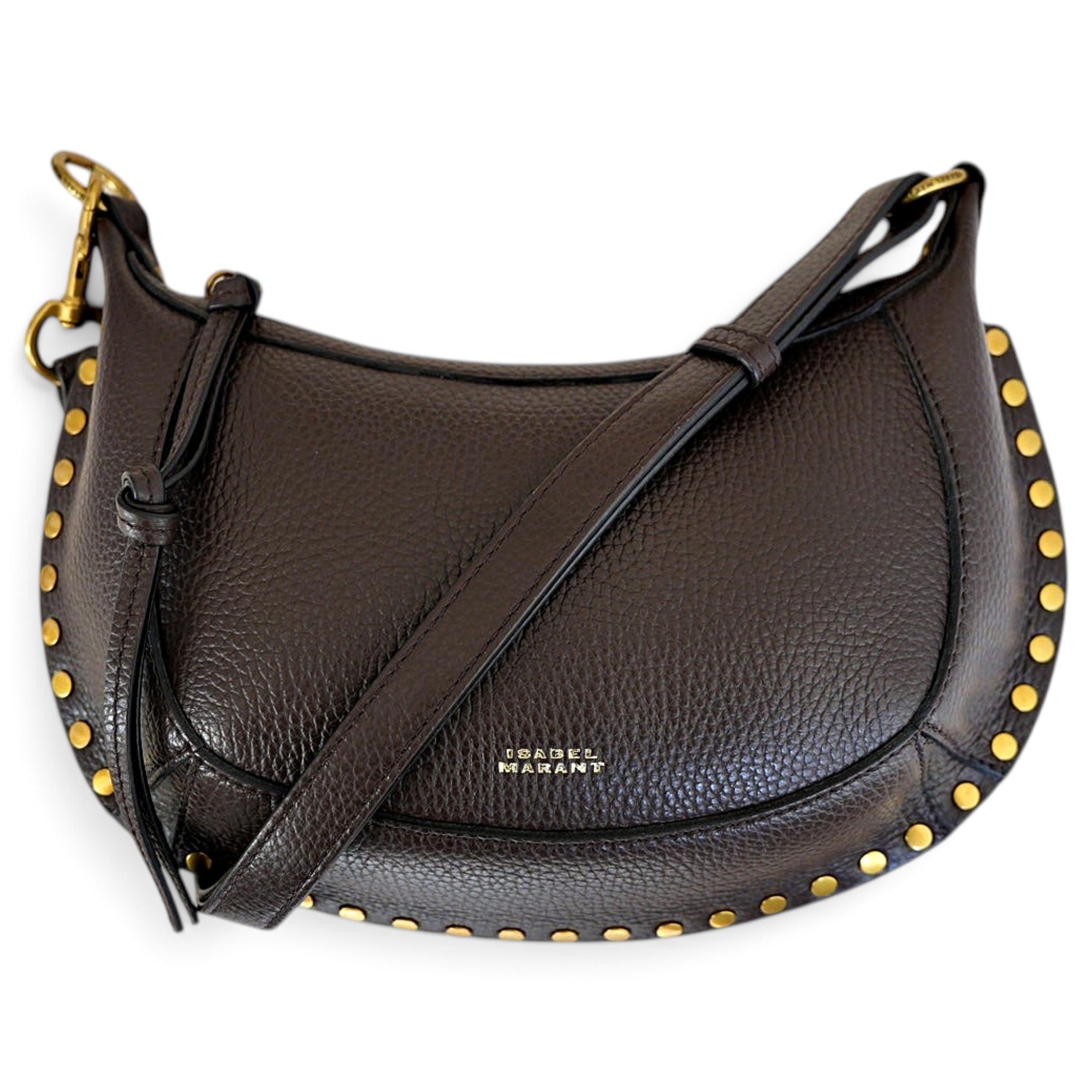 Isabel Marant Oskan Moon leather crossbody bag
