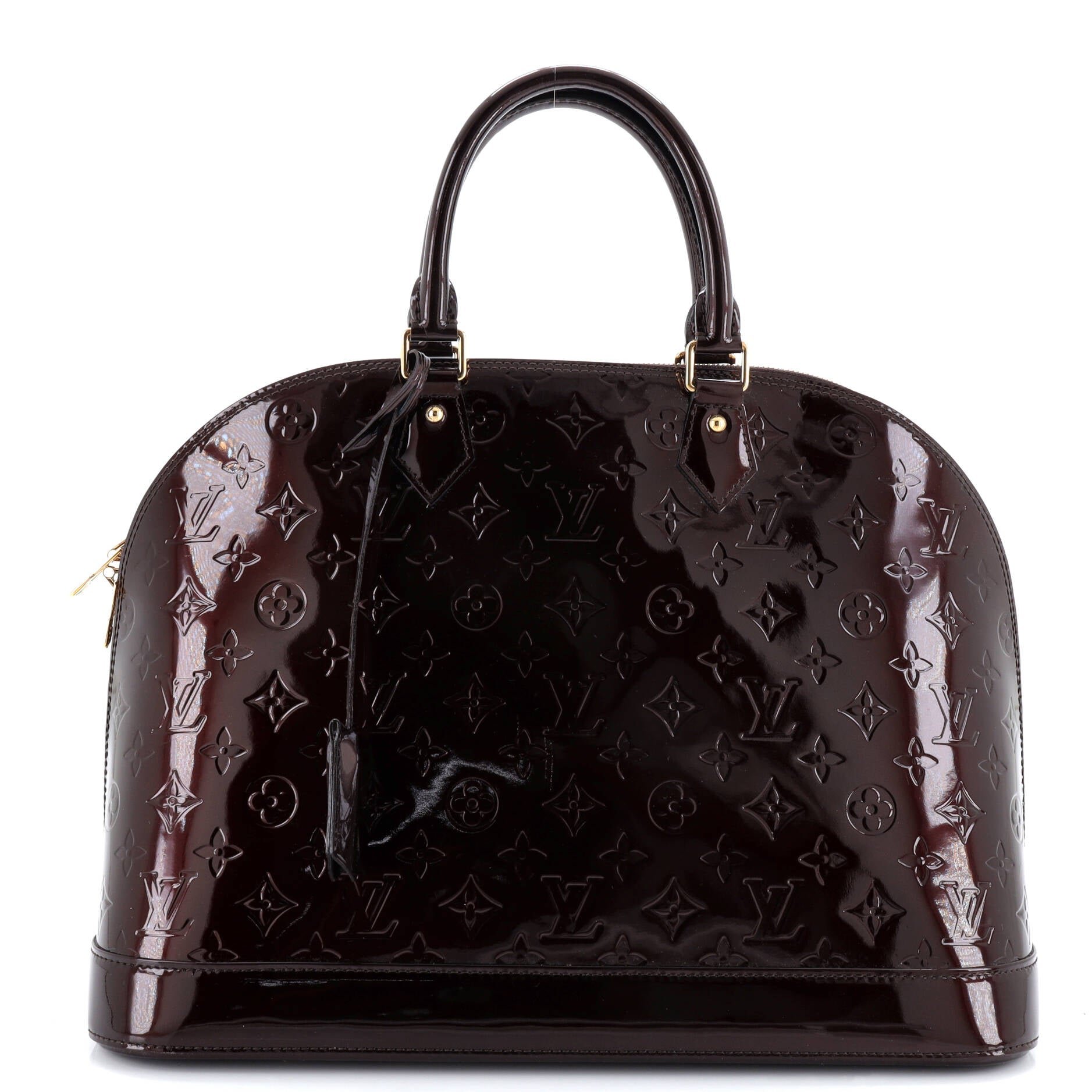 Louis Vuitton Alma Handbag Monogram Vernis GM
