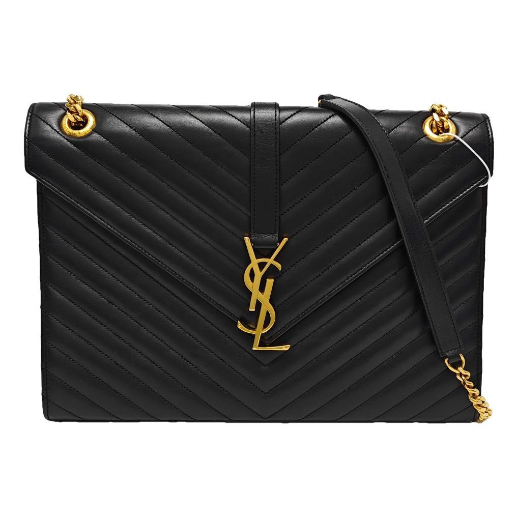 Envelope leather crossbody bag