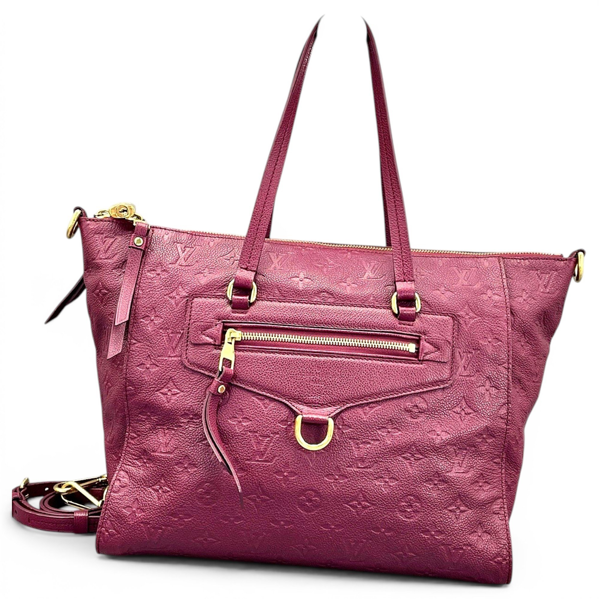 Lumineuse leather handbag