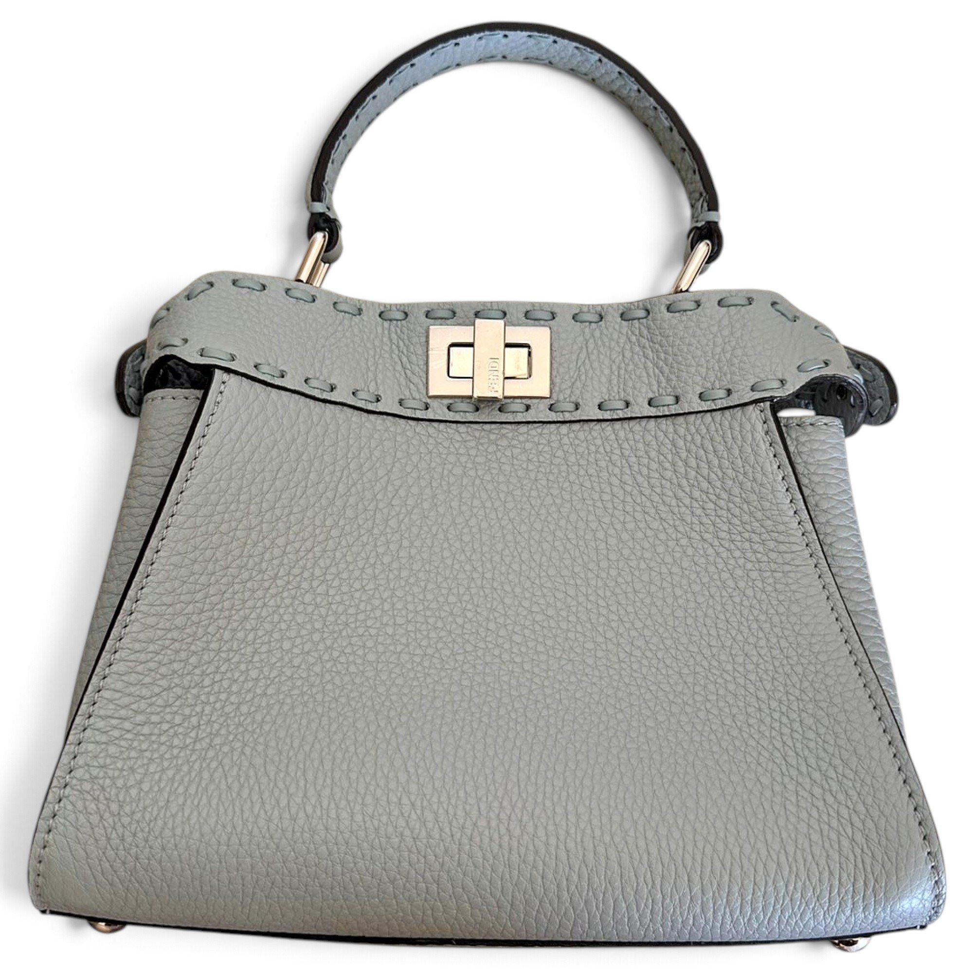 Peekaboo leather handbag
