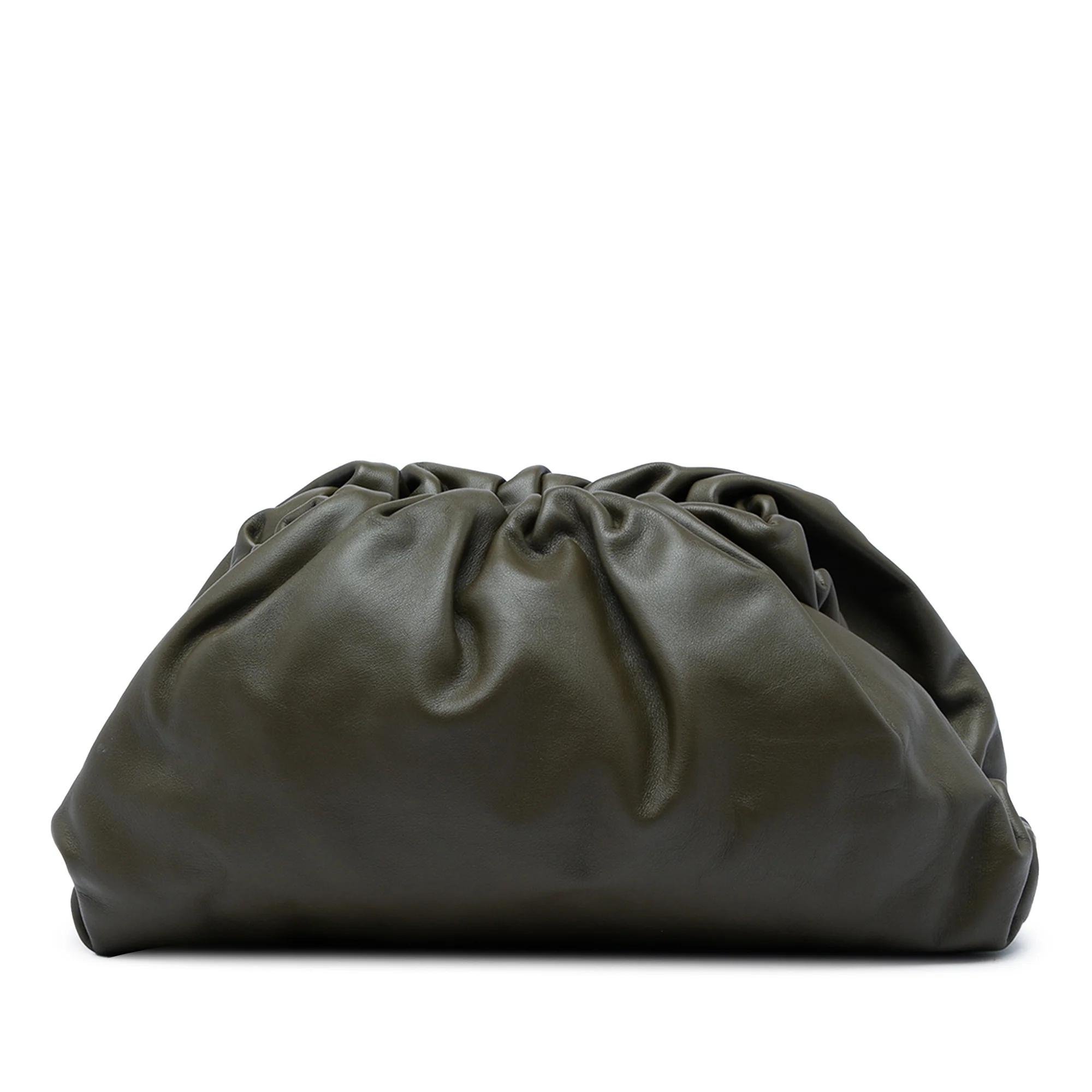 Pouch leather handbag
