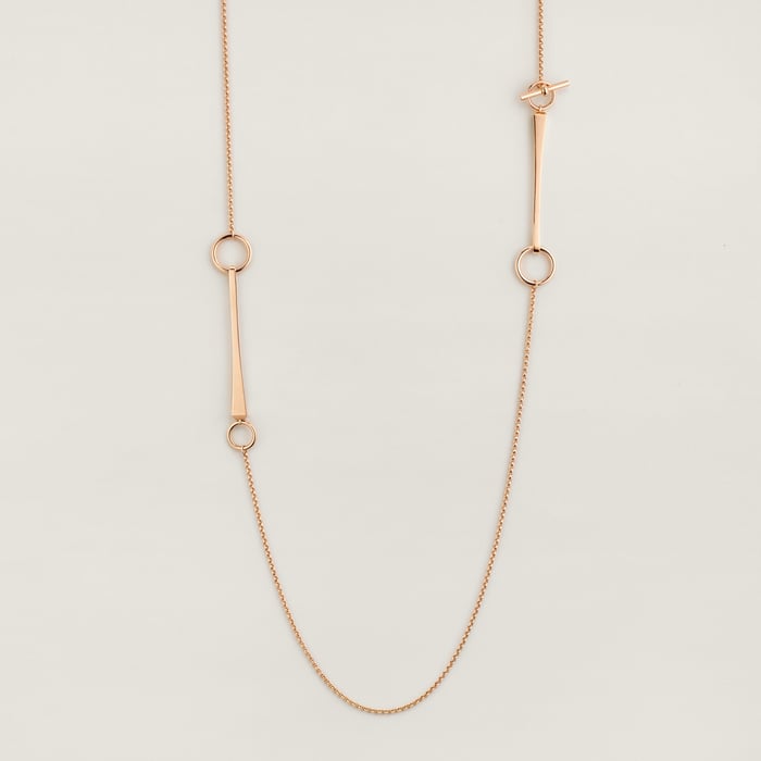 Sans Coloris Clou De Forge Long Necklace