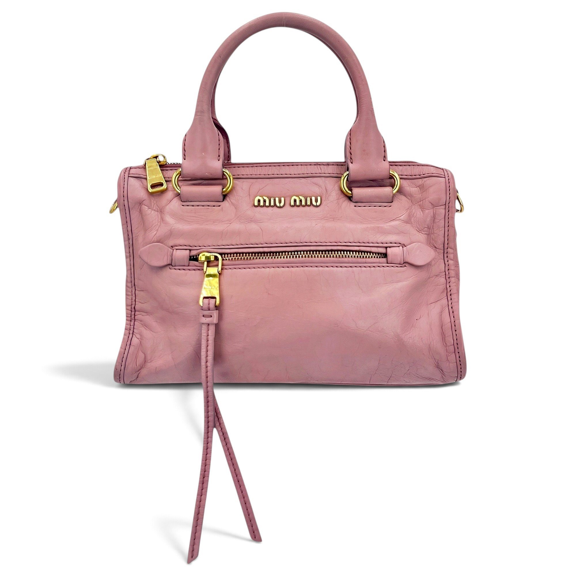 Leather handbag
