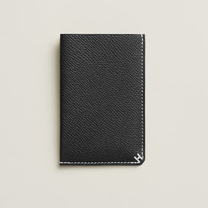 Noir H Sellier Card Holder