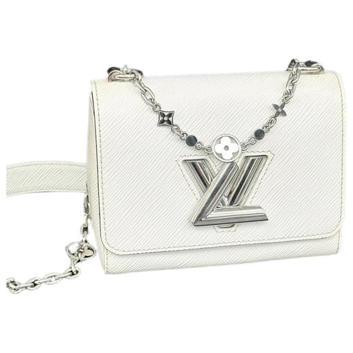 Twist leather handbag