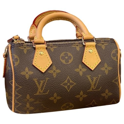 Nano Speedy / Mini HL leather handbag