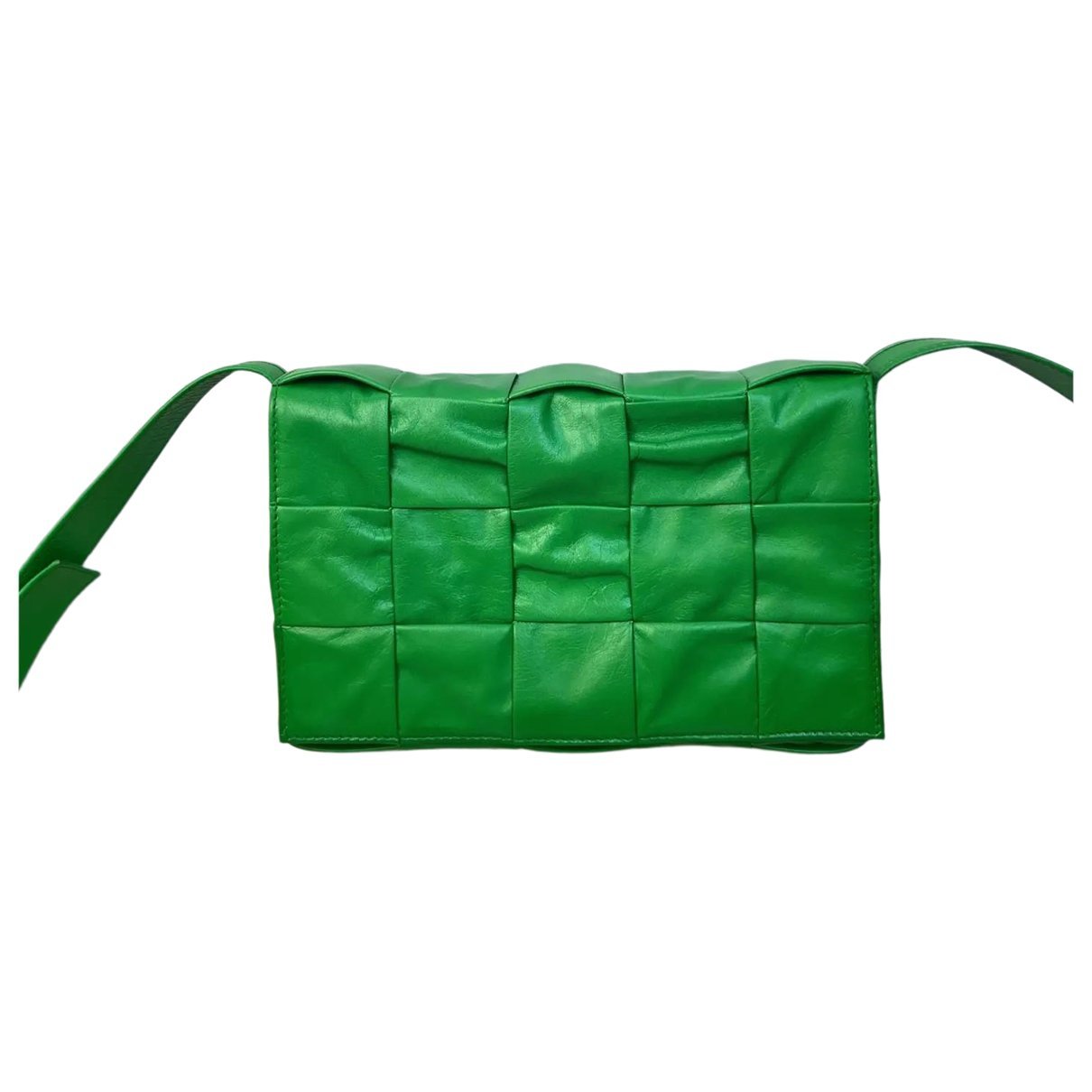 Cassette leather handbag
