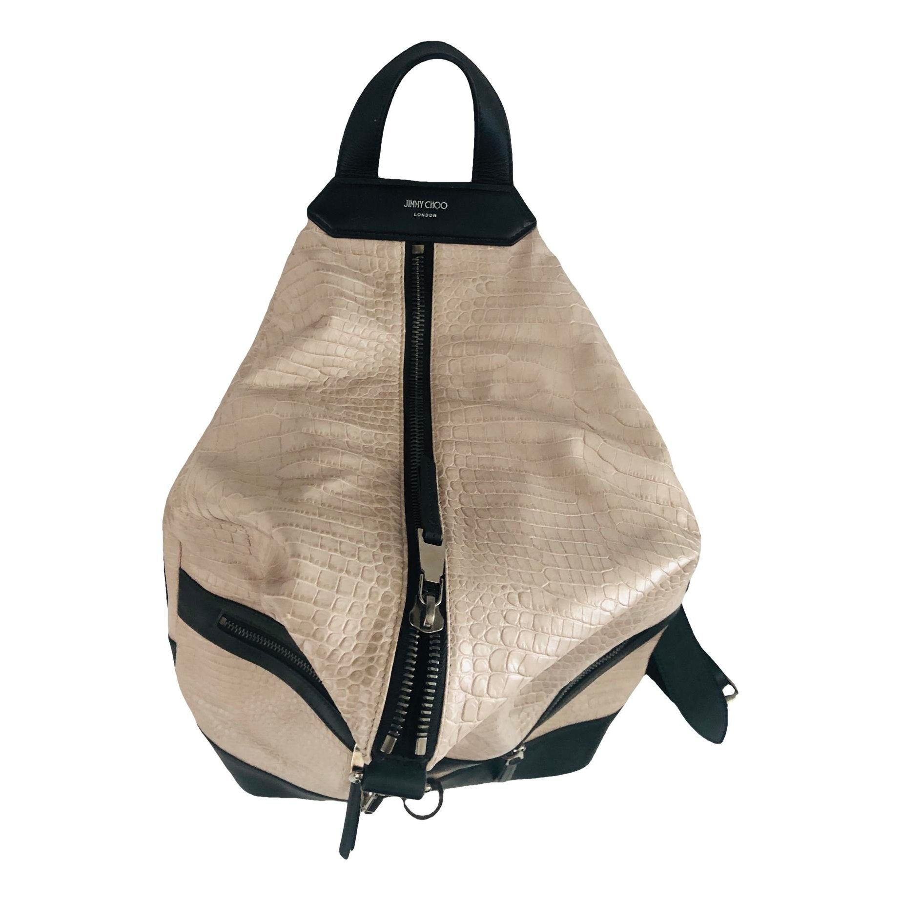 Leather backpack