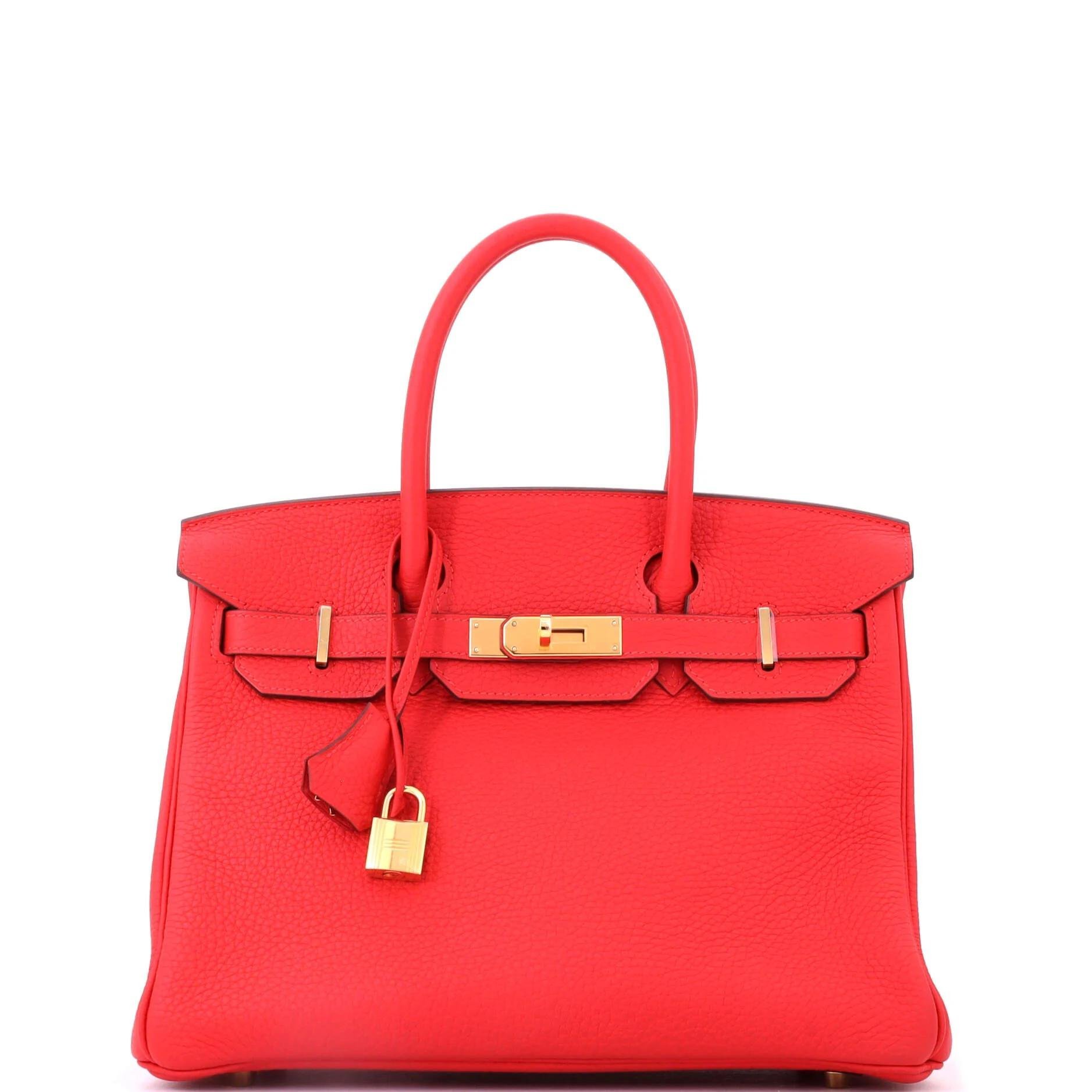 Birkin 30 leather handbag