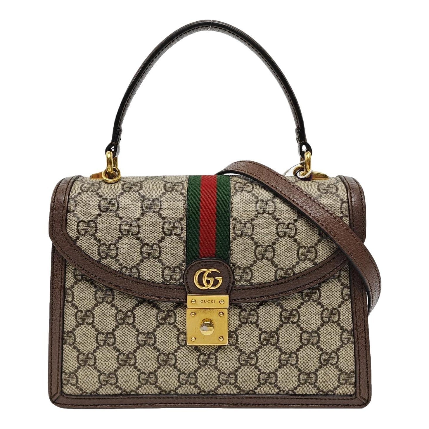 Ophidia leather handbag