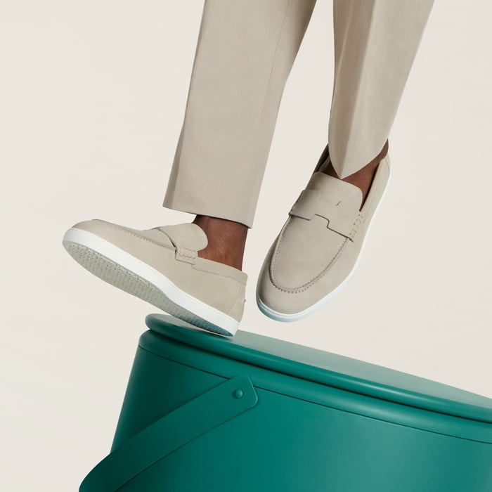 Beige Esquisse Mocasines Job