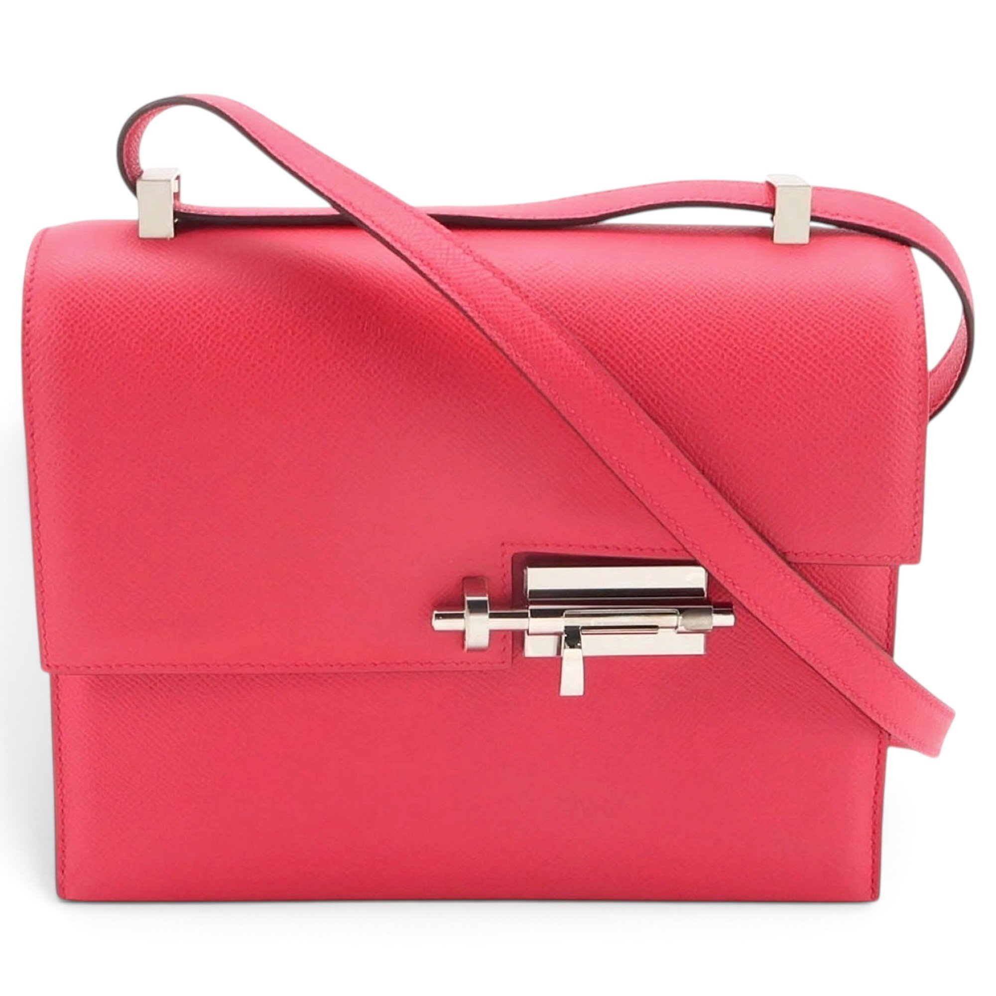 Verrou leather crossbody bag