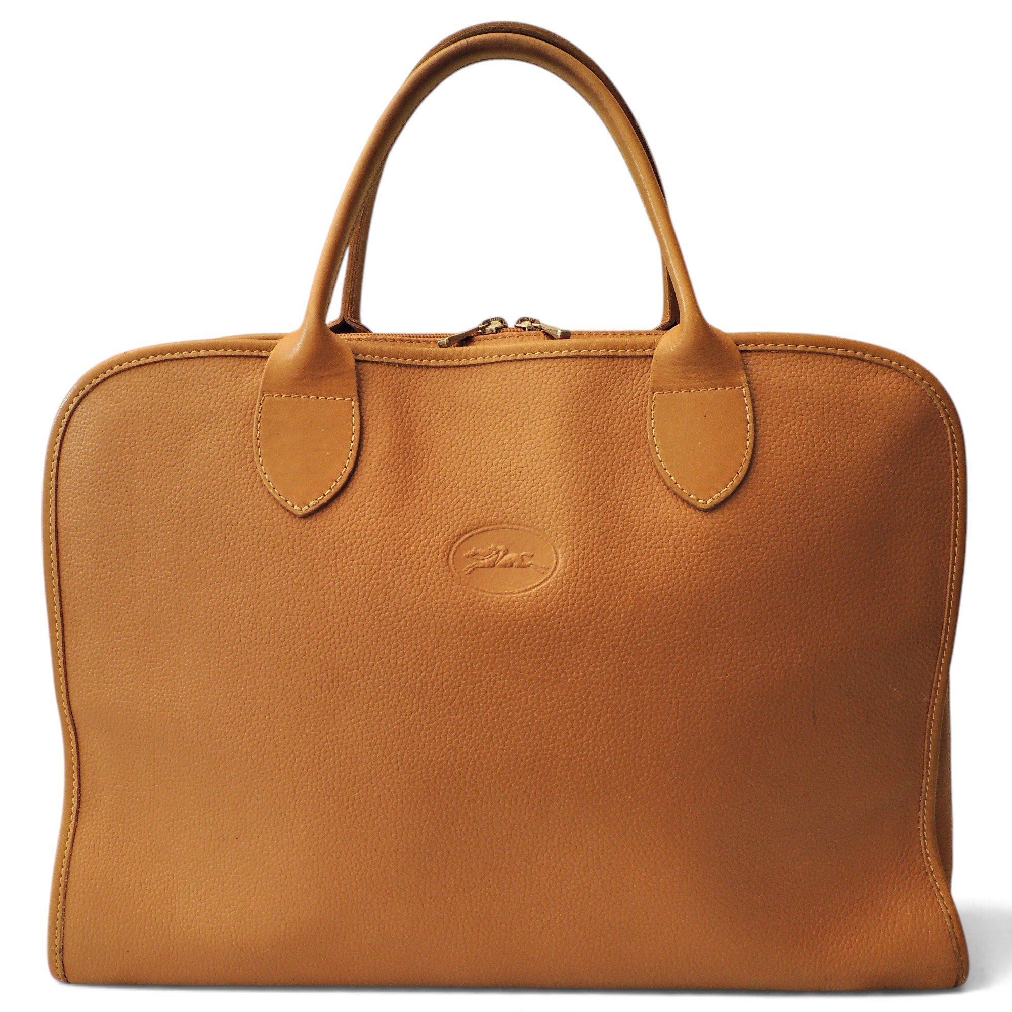 Leather bowling bag