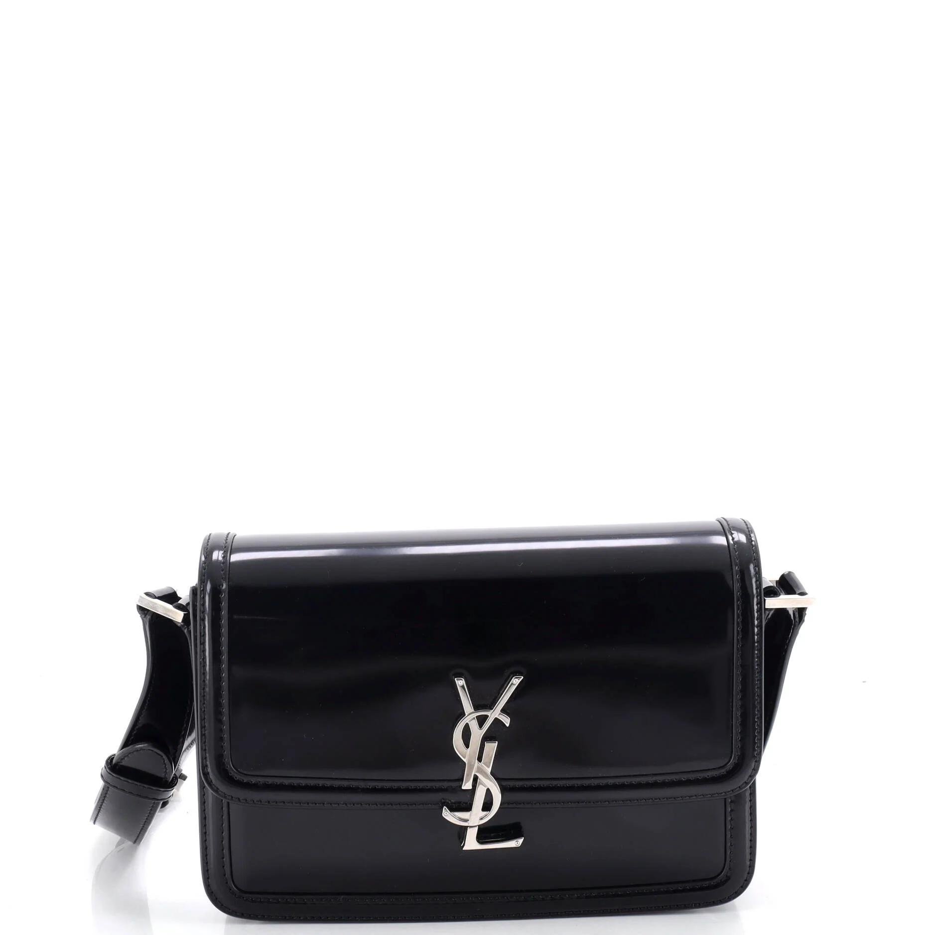 Patent leather handbag