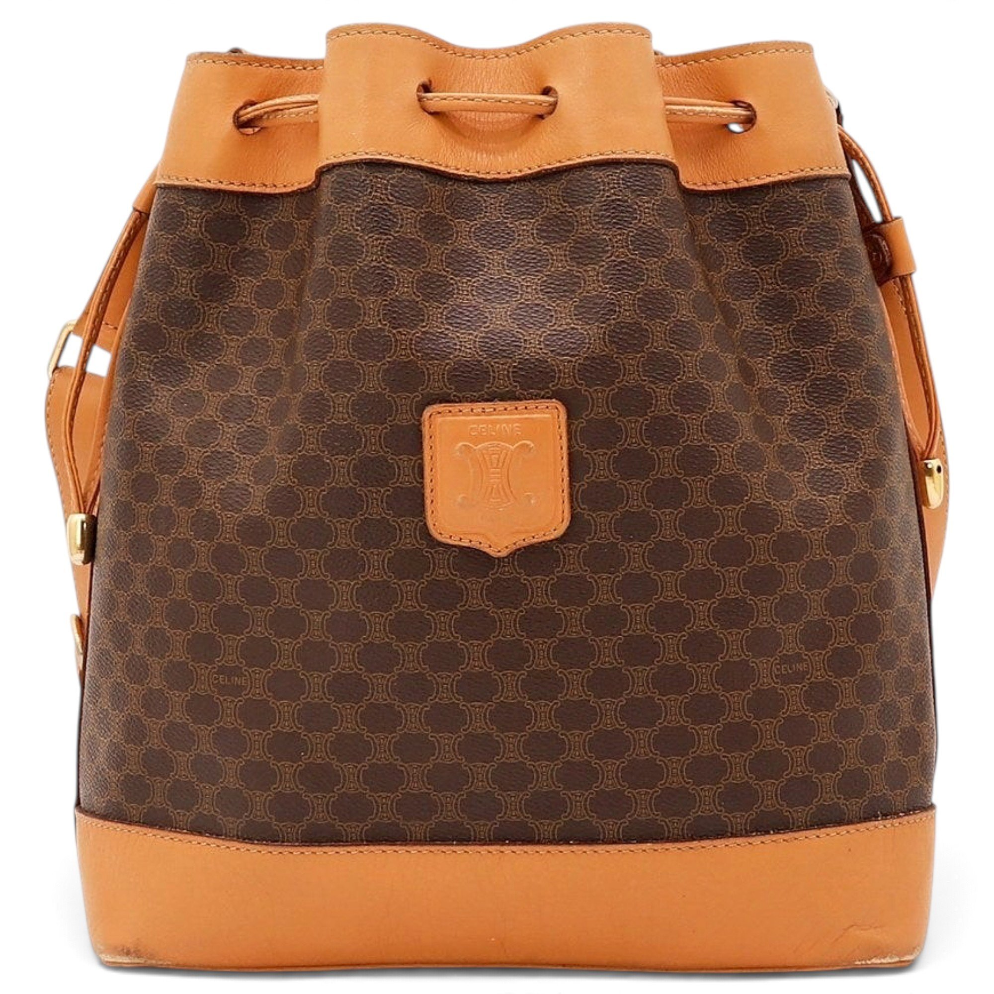 Triomphe leather handbag