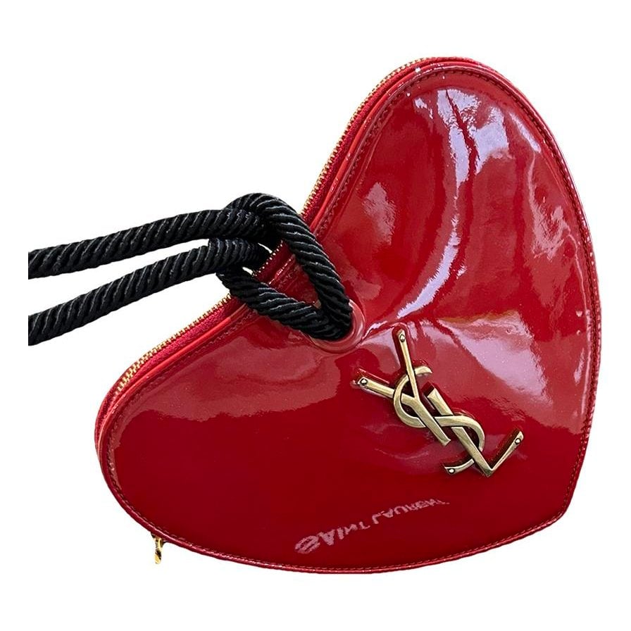 Saint Laurent Patent leather clutch bag