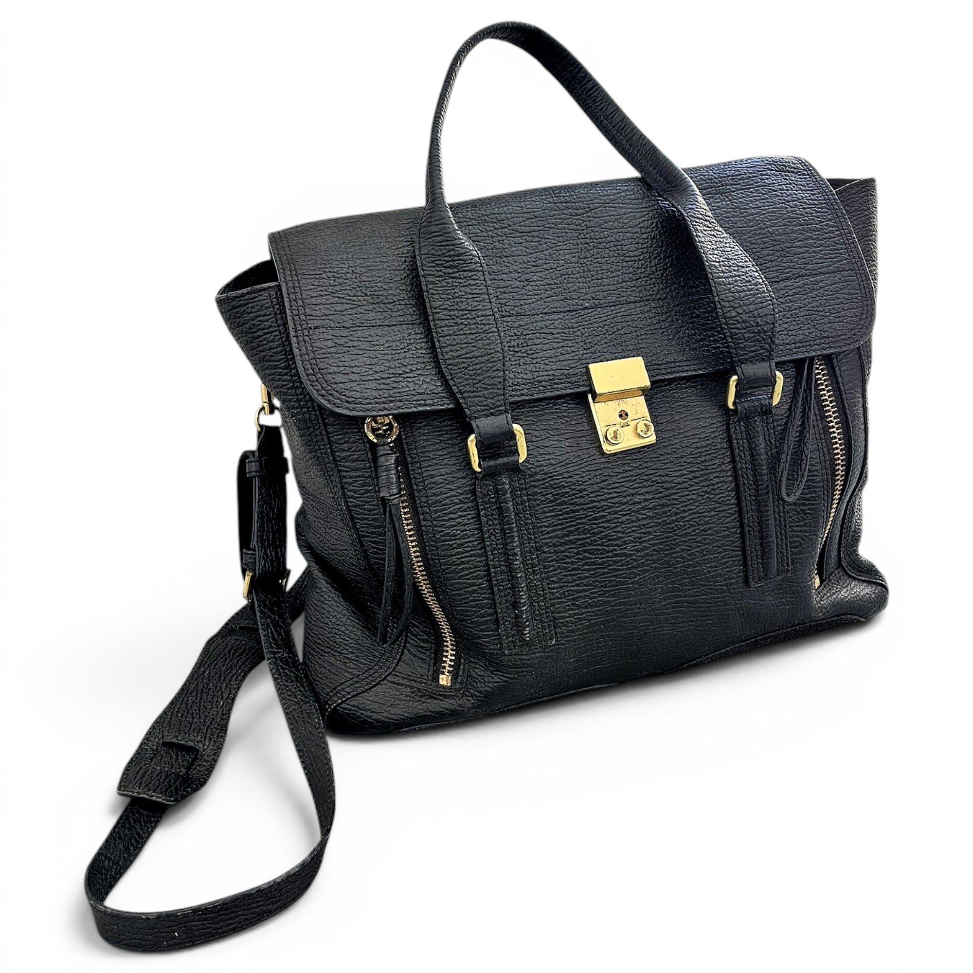 Pashli leather satchel