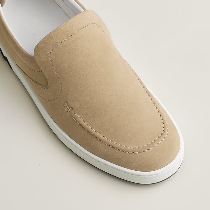 Beige Lin Kiddy Slip-on Sneaker